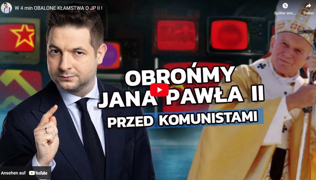 W 4 min OBALONE KŁAMSTWA O JP II !